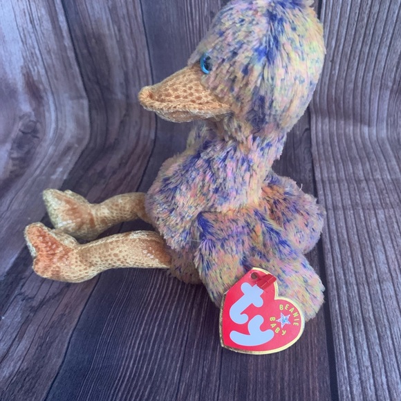 Ty Beanie Babies - Dinky the Dodo Bird Plush - Picture 3 of 11